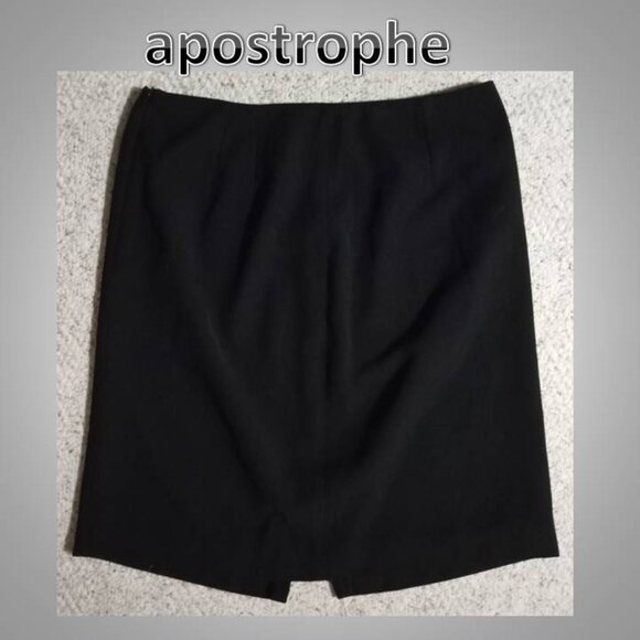 Apostrophe black skirt size 12 - Picture 1 of 4
